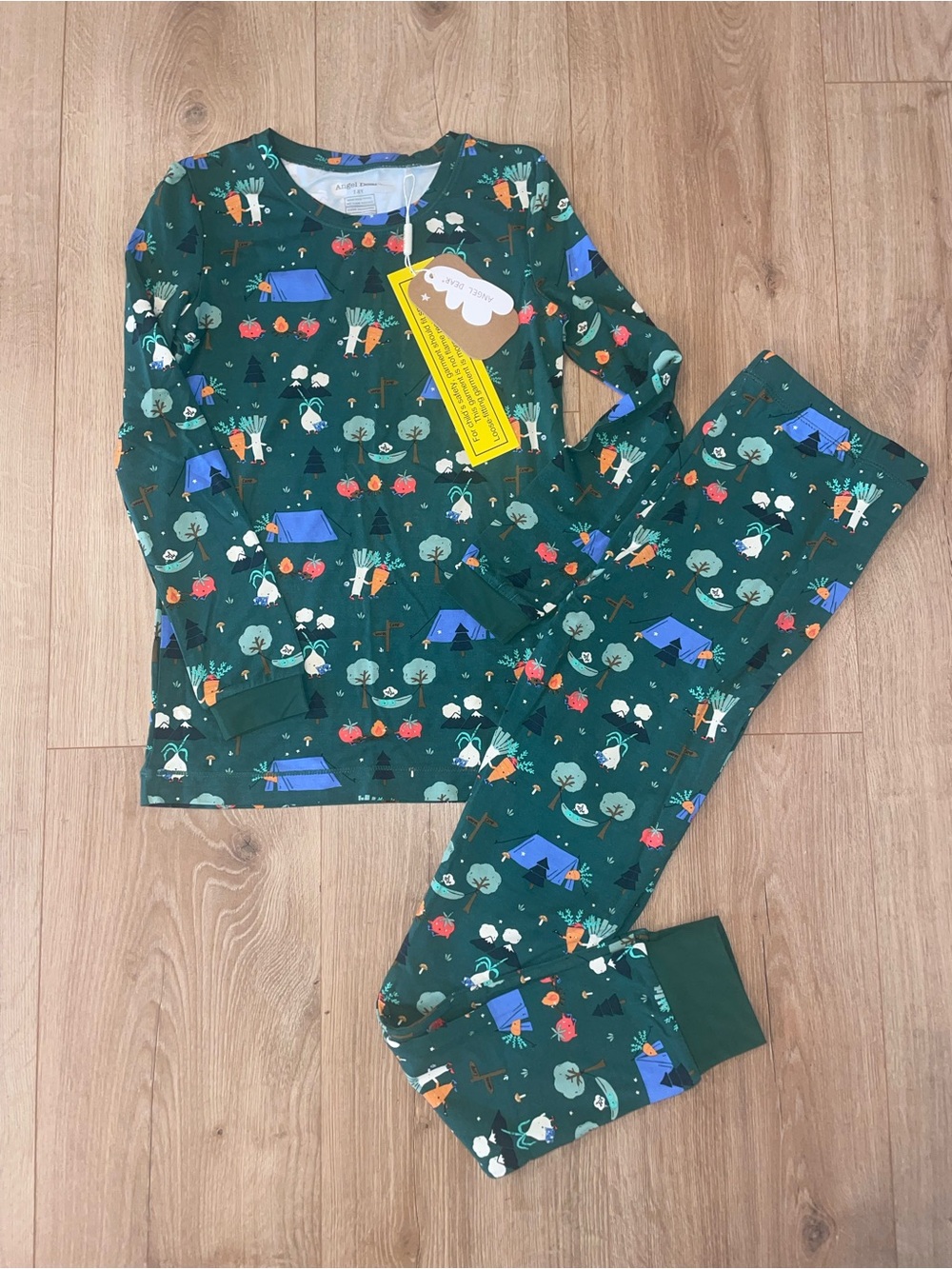 bamboo camping veggie pajamas